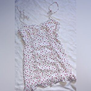 Woven pink dress size 6 .